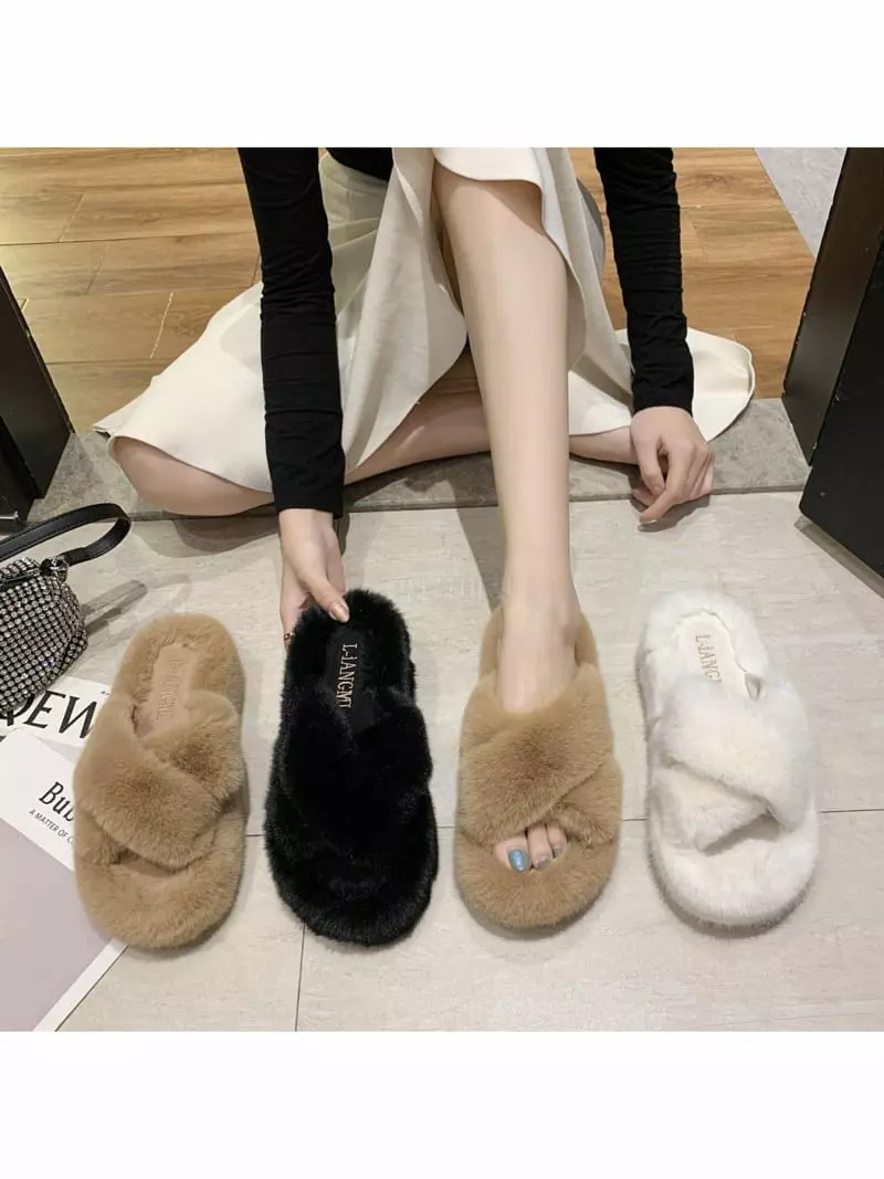 Golden Shoe - Korean Women Fashion - #momslook - R7022 Slippers - 8