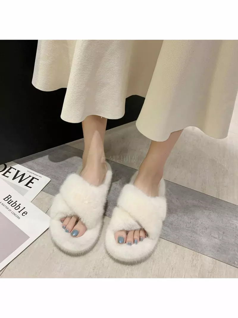 Golden Shoe - Korean Women Fashion - #momslook - R7022 Slippers - 9