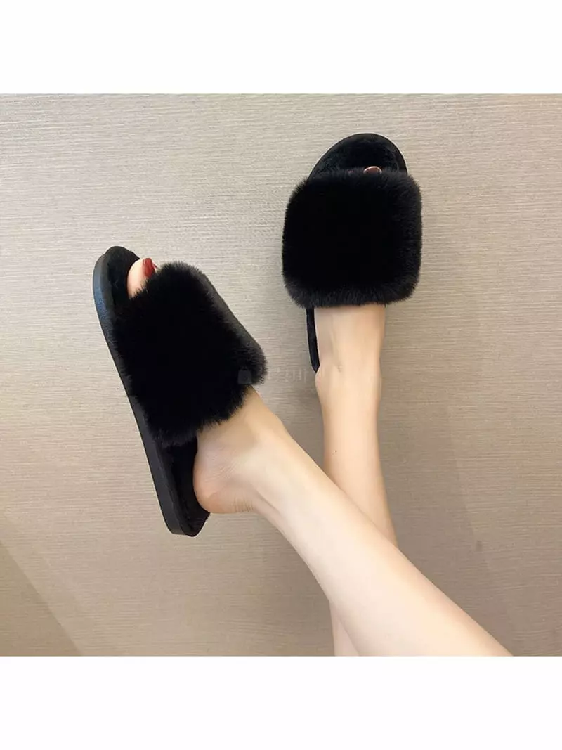 Golden Shoe - Korean Women Fashion - #momslook - R4112 Slippers - 8