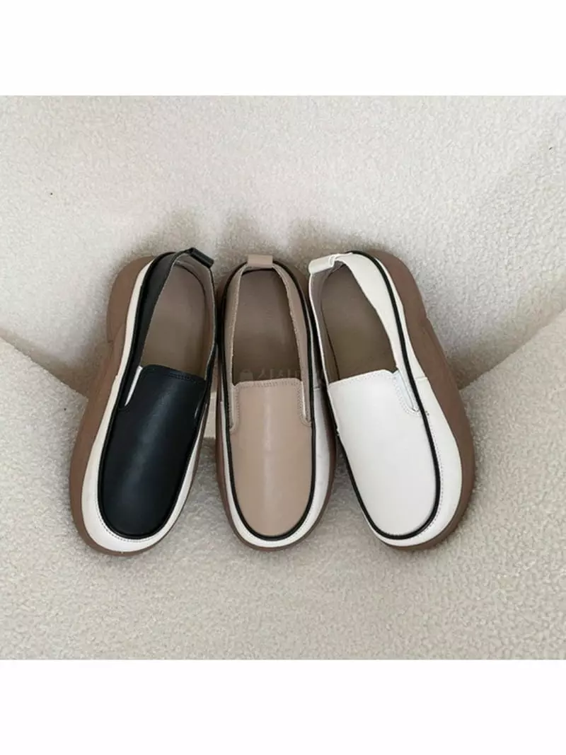 Golden Shoe - Korean Women Fashion - #momslook - min8115 Flats