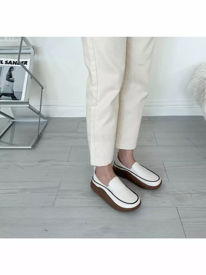 Golden Shoe - Korean Women Fashion - #momslook - min8115 Flats - 3