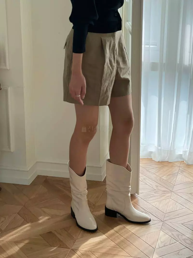 Golden Shoe - Korean Women Fashion - #momslook - L8224  Boots - 10