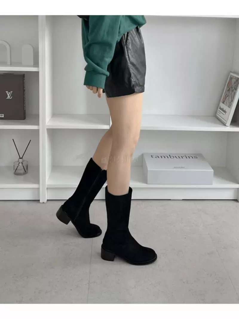 Golden Shoe - Korean Women Fashion - #momslook - ka1977 Boots - 12