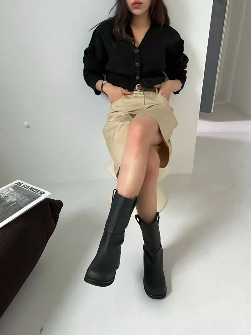 Golden Shoe - Korean Women Fashion - #momslook - i6046 Boots - 6