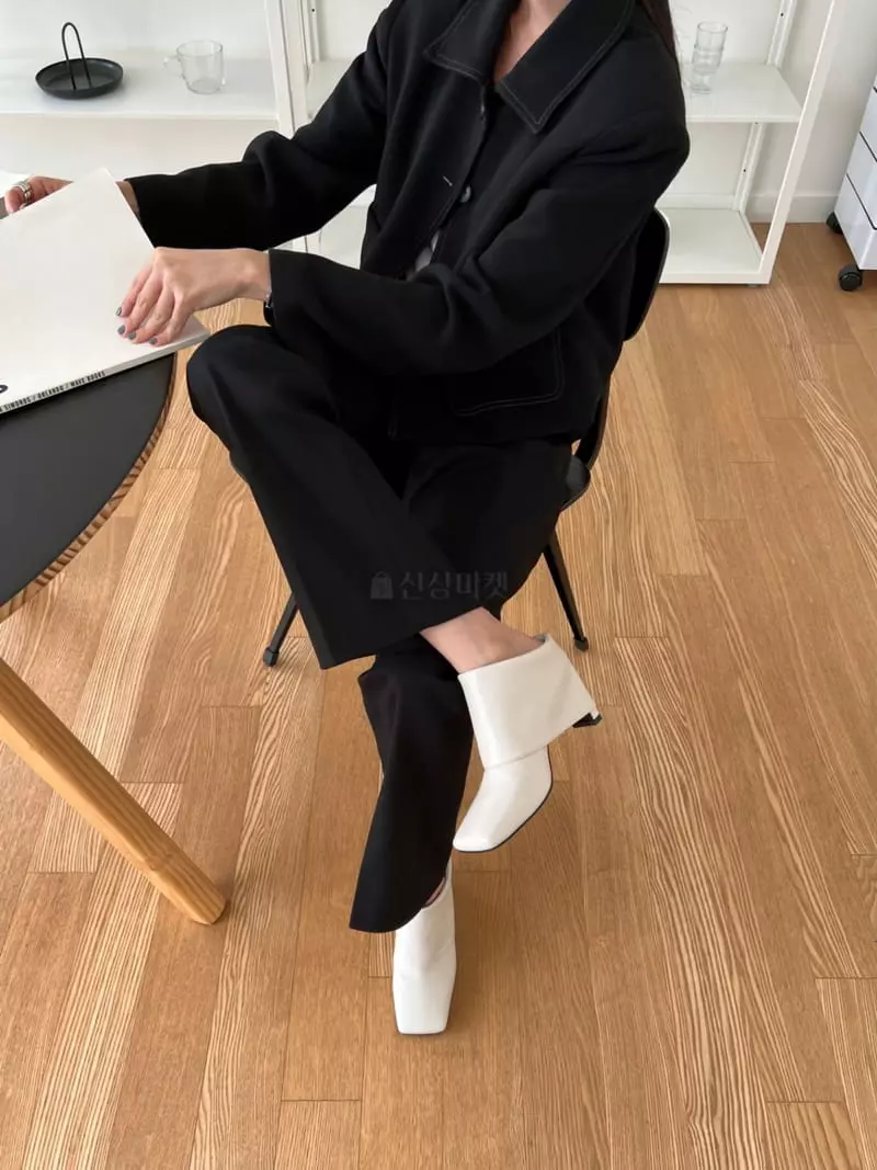 Golden Shoe - Korean Women Fashion - #momslook - i6044 Slippers - 2