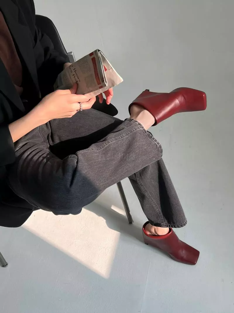 Golden Shoe - Korean Women Fashion - #momslook - i6044 Slippers - 6