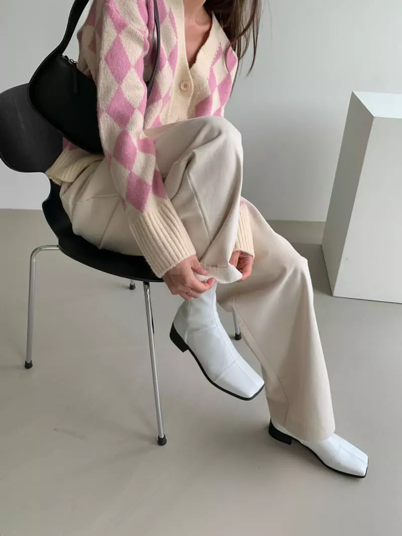 Golden Shoe - Korean Women Fashion - #momslook - i6027 Ankle Boots - 2