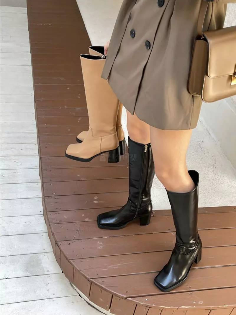 Golden Shoe - Korean Women Fashion - #momslook - sty536 Long Boots - 9