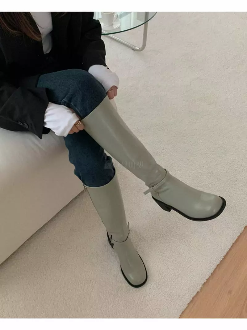 Golden Shoe - Korean Women Fashion - #momslook - i6025 Long Boots - 9