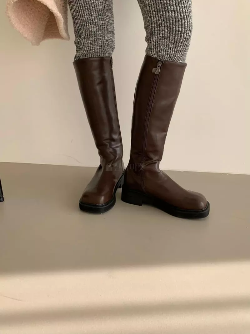 Golden Shoe - Korean Women Fashion - #momslook - i6018 Long Boots - 10
