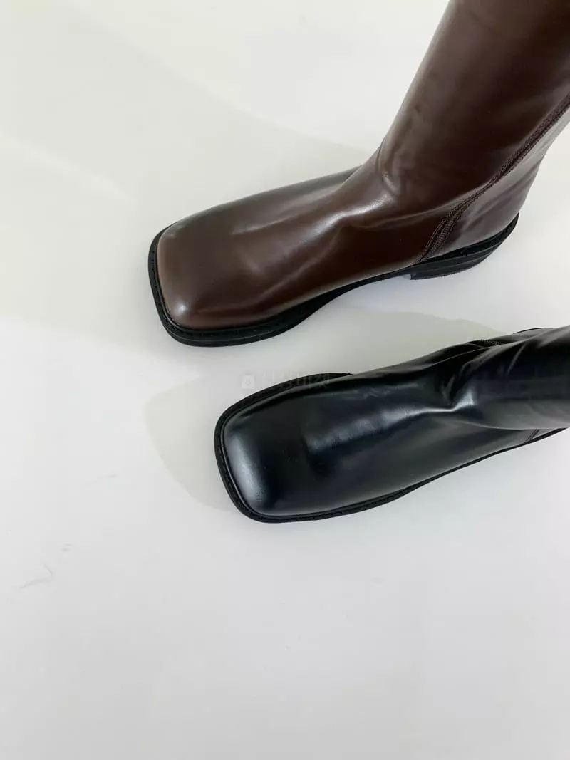 Golden Shoe - Korean Women Fashion - #momslook - i6018 Long Boots - 2
