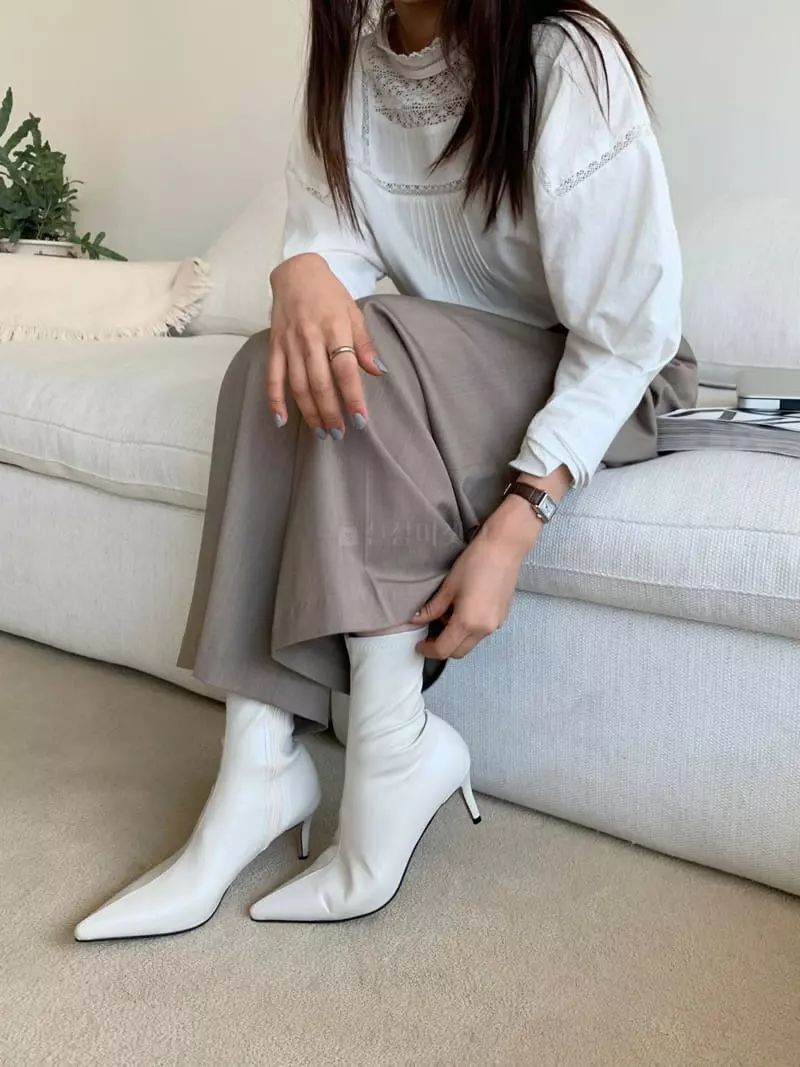 Golden Shoe - Korean Women Fashion - #momslook - i6012 Ankle Boots