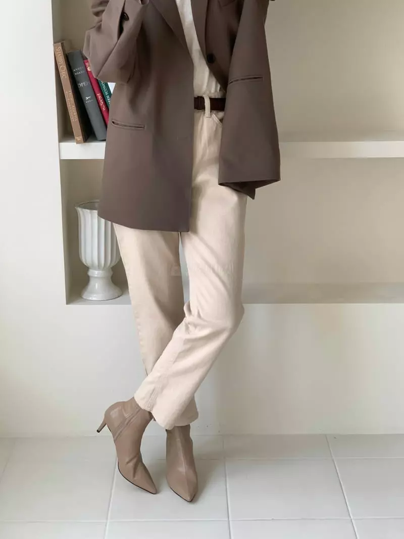 Golden Shoe - Korean Women Fashion - #momslook - i6012 Ankle Boots - 10