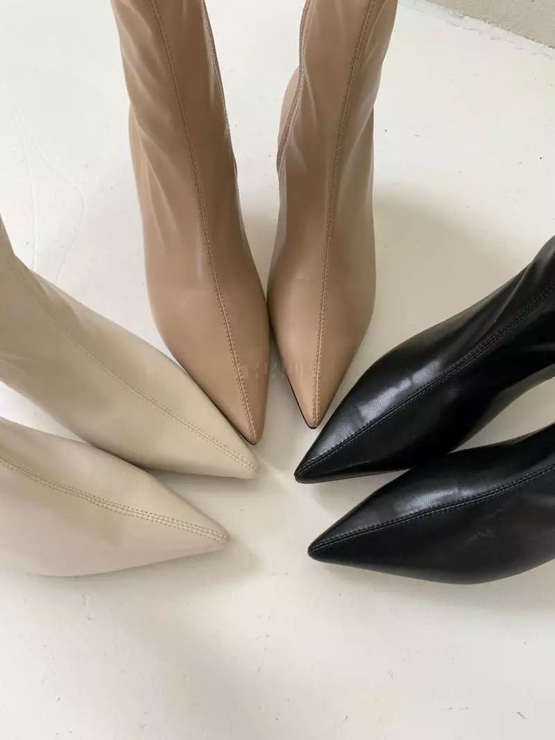 Golden Shoe - Korean Women Fashion - #momslook - i6012 Ankle Boots - 5