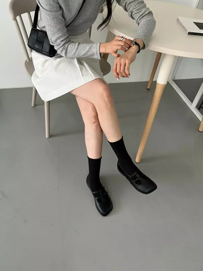 Golden Shoe - Korean Women Fashion - #momslook - i1706 Flats - 6