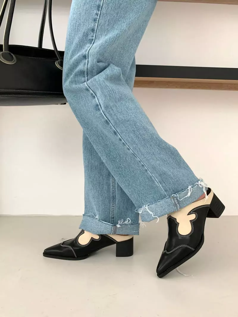 Golden Shoe - Korean Women Fashion - #momslook - i1614 Slippers