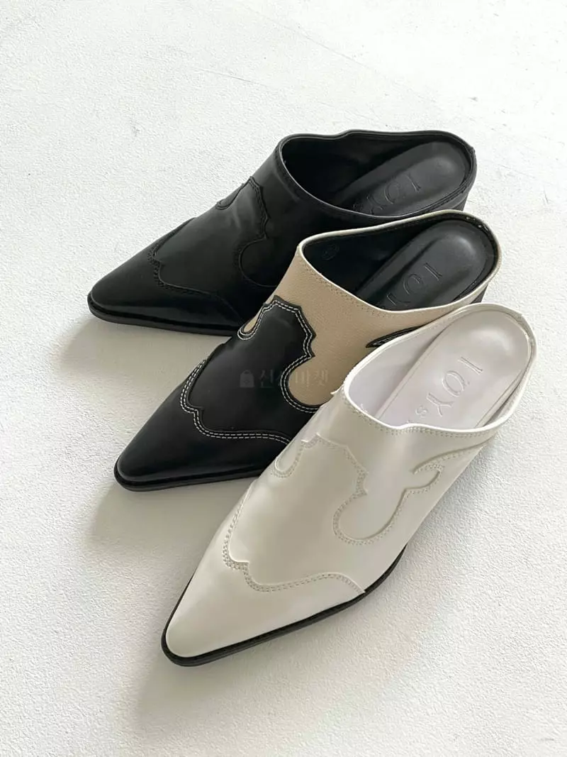 Golden Shoe - Korean Women Fashion - #momslook - i1614 Slippers - 3