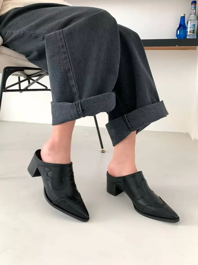 Golden Shoe - Korean Women Fashion - #momslook - i1614 Slippers - 5