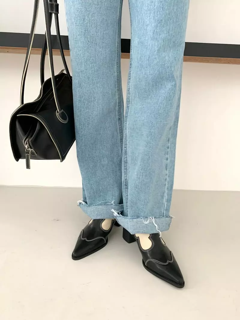 Golden Shoe - Korean Women Fashion - #momslook - i1614 Slippers - 6
