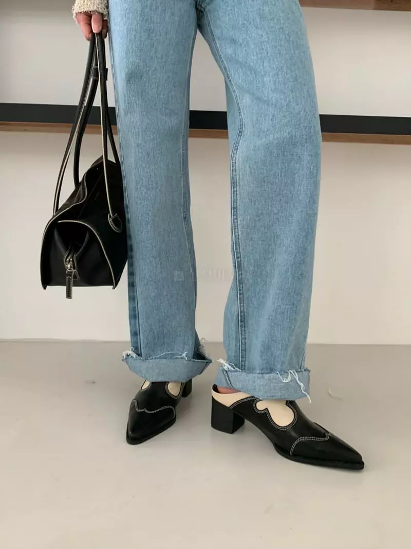Golden Shoe - Korean Women Fashion - #momslook - i1614 Slippers - 7