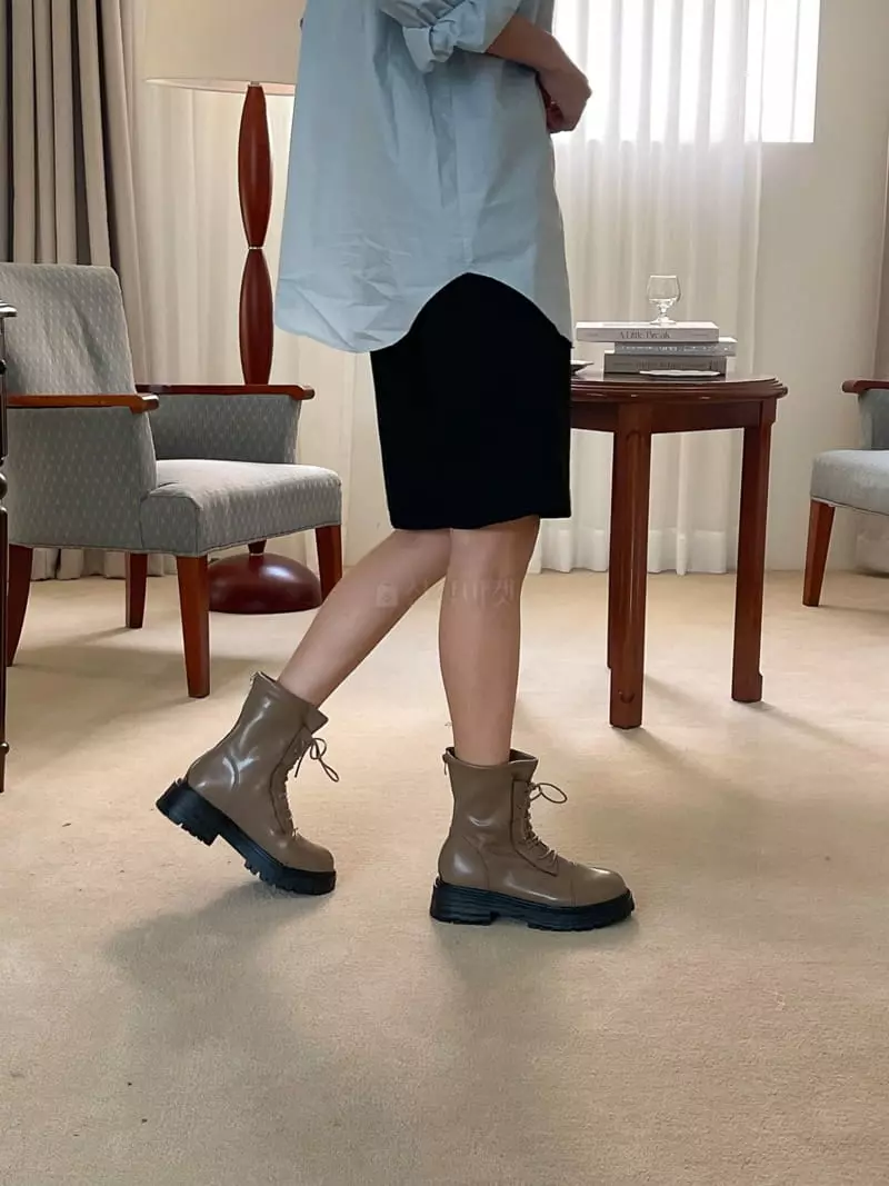 Golden Shoe - Korean Women Fashion - #momslook - hu729 Boots - 5