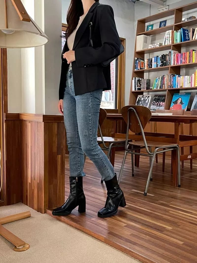 Golden Shoe - Korean Women Fashion - #momslook - sty535 Boots - 12