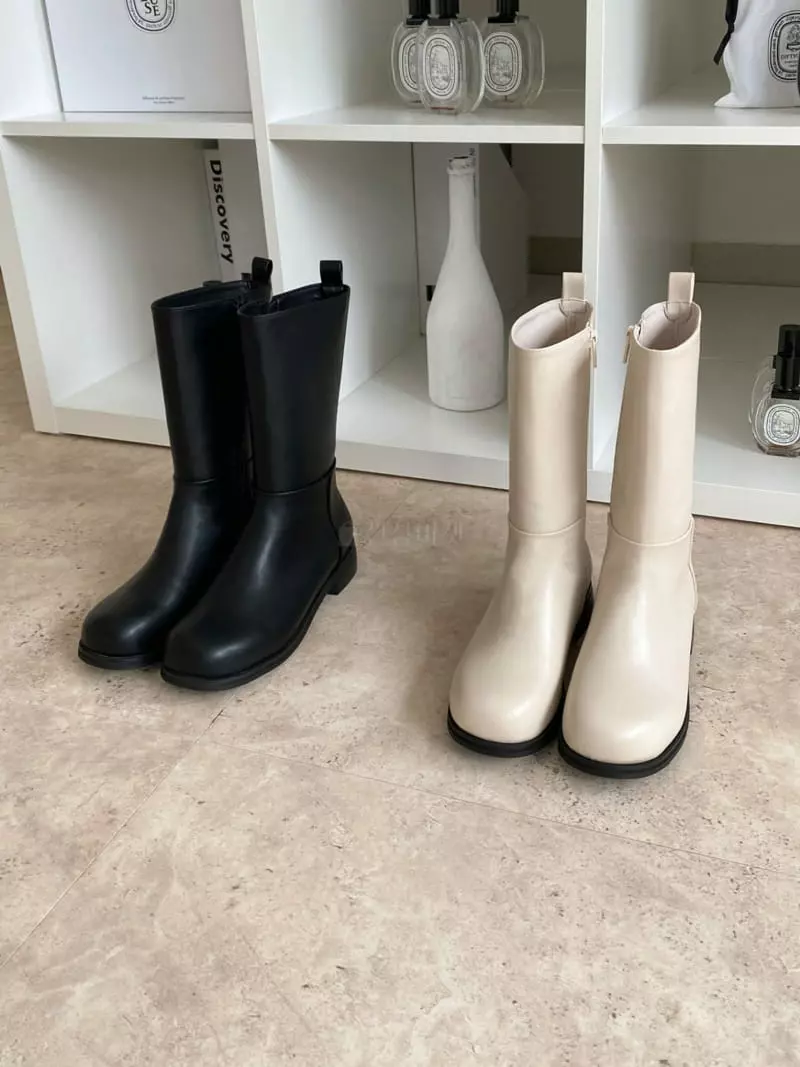 Golden Shoe - Korean Women Fashion - #momslook - h2029 Boots