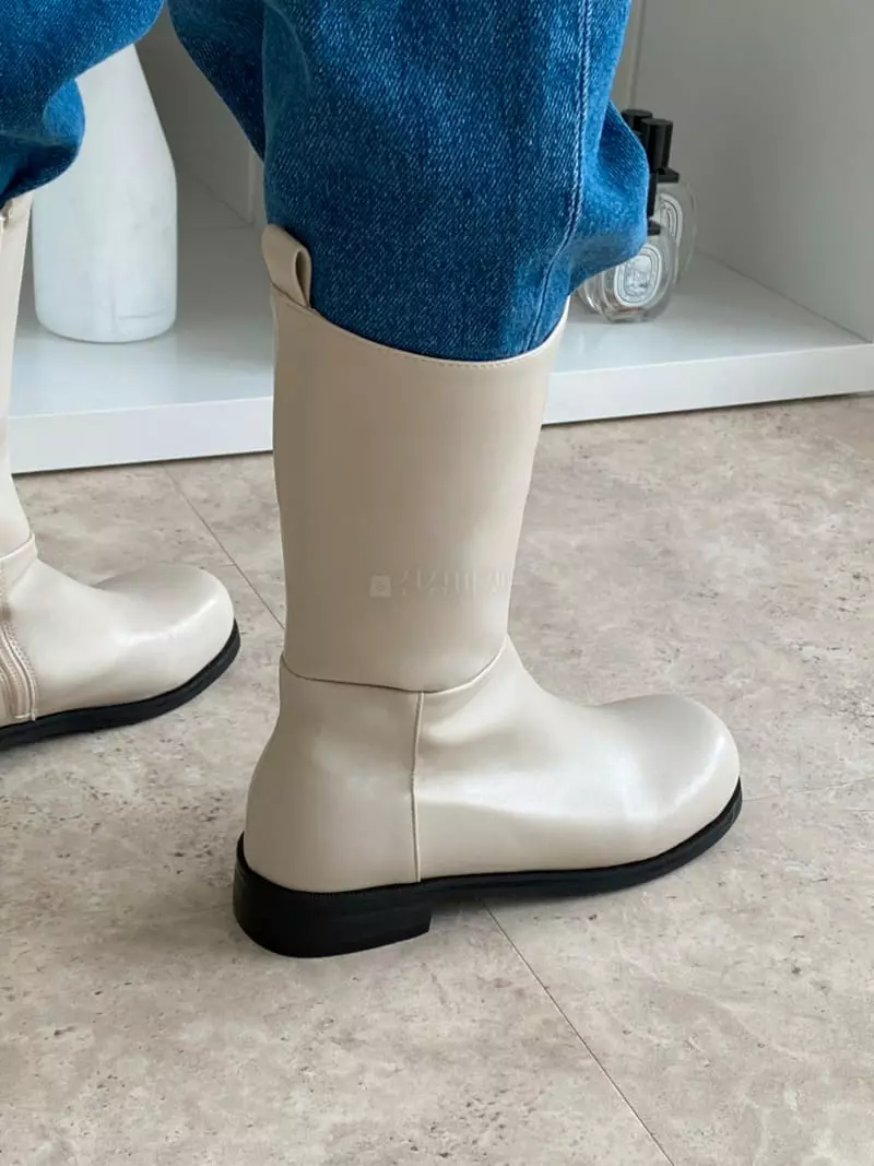 Golden Shoe - Korean Women Fashion - #momslook - h2029 Boots - 11
