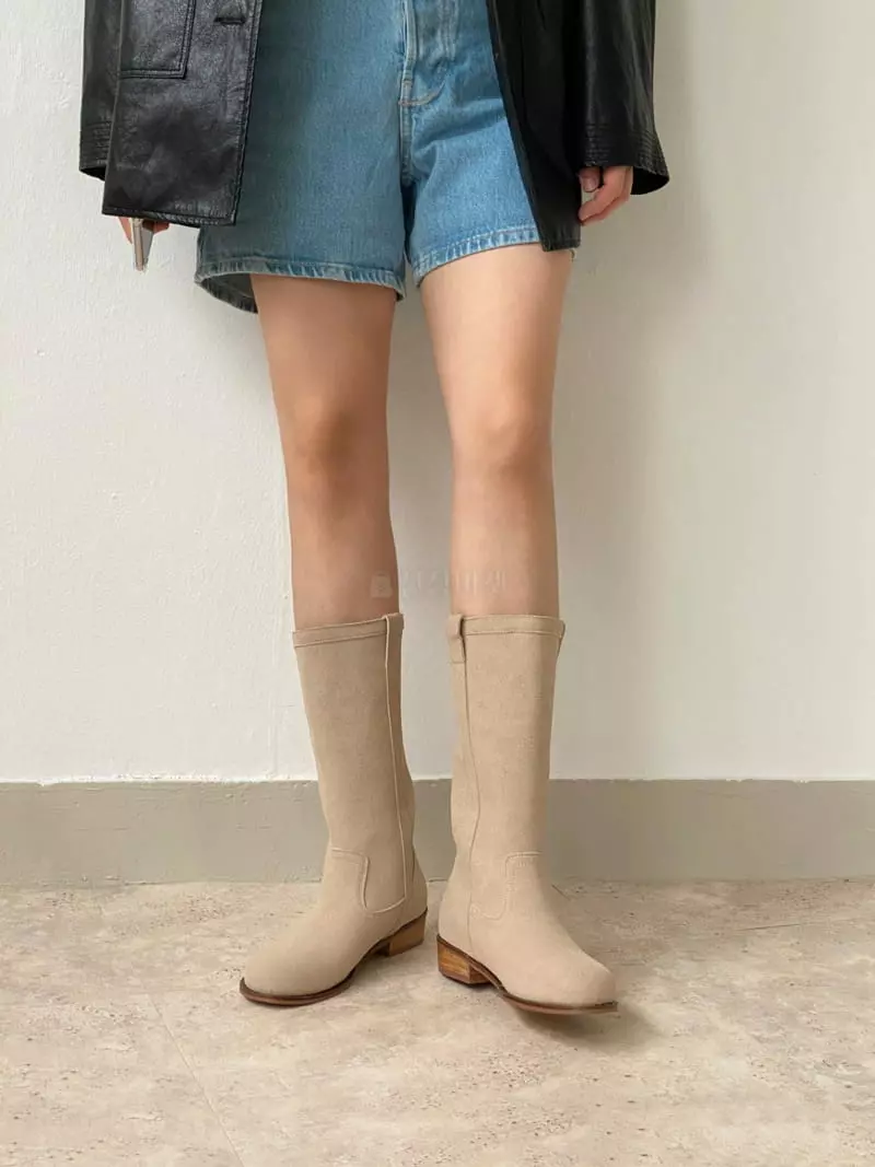 Golden Shoe - Korean Women Fashion - #momslook - h2028 Boots - 10