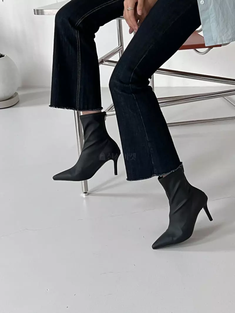 Golden Shoe - Korean Women Fashion - #momslook - fa1206 Ankle Heels - 12