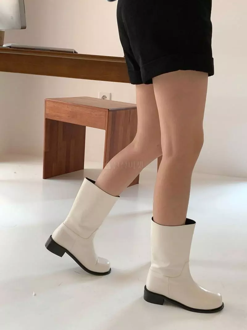 Golden Shoe - Korean Women Fashion - #momslook - fa1119 Ankle Boots - 6