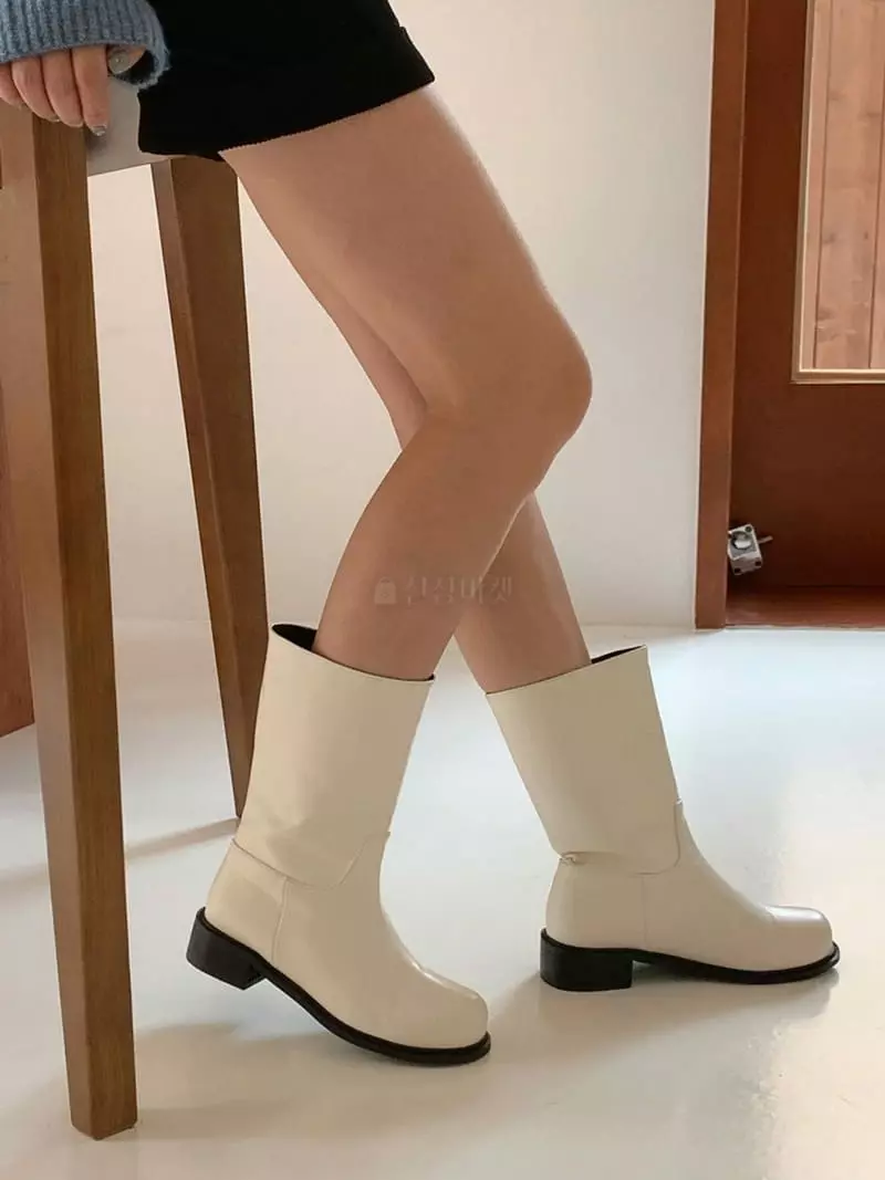 Golden Shoe - Korean Women Fashion - #momslook - fa1119 Ankle Boots - 8