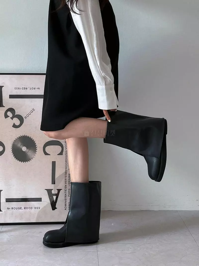 Golden Shoe - Korean Women Fashion - #momslook - DH3758 Boots - 9