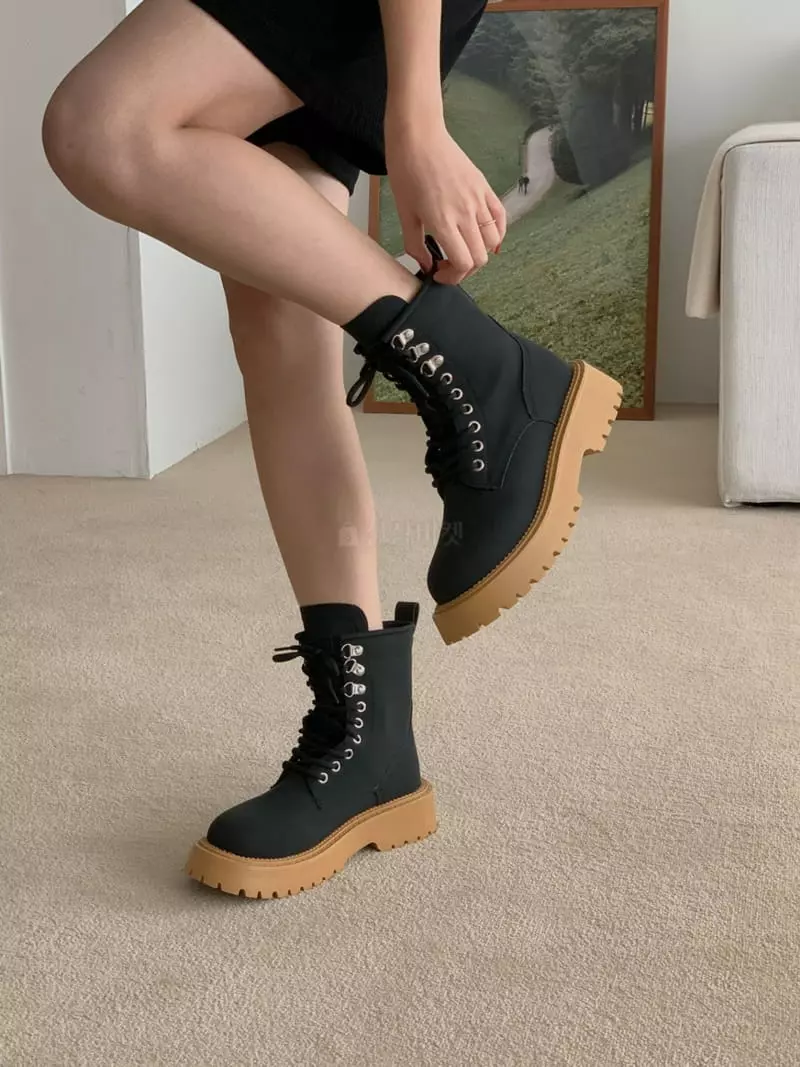 Golden Shoe - Korean Women Fashion - #momslook - dam1027 Boots