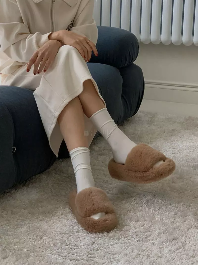 Golden Shoe - Korean Women Fashion - #momslook - dam1026 Slippers - 6