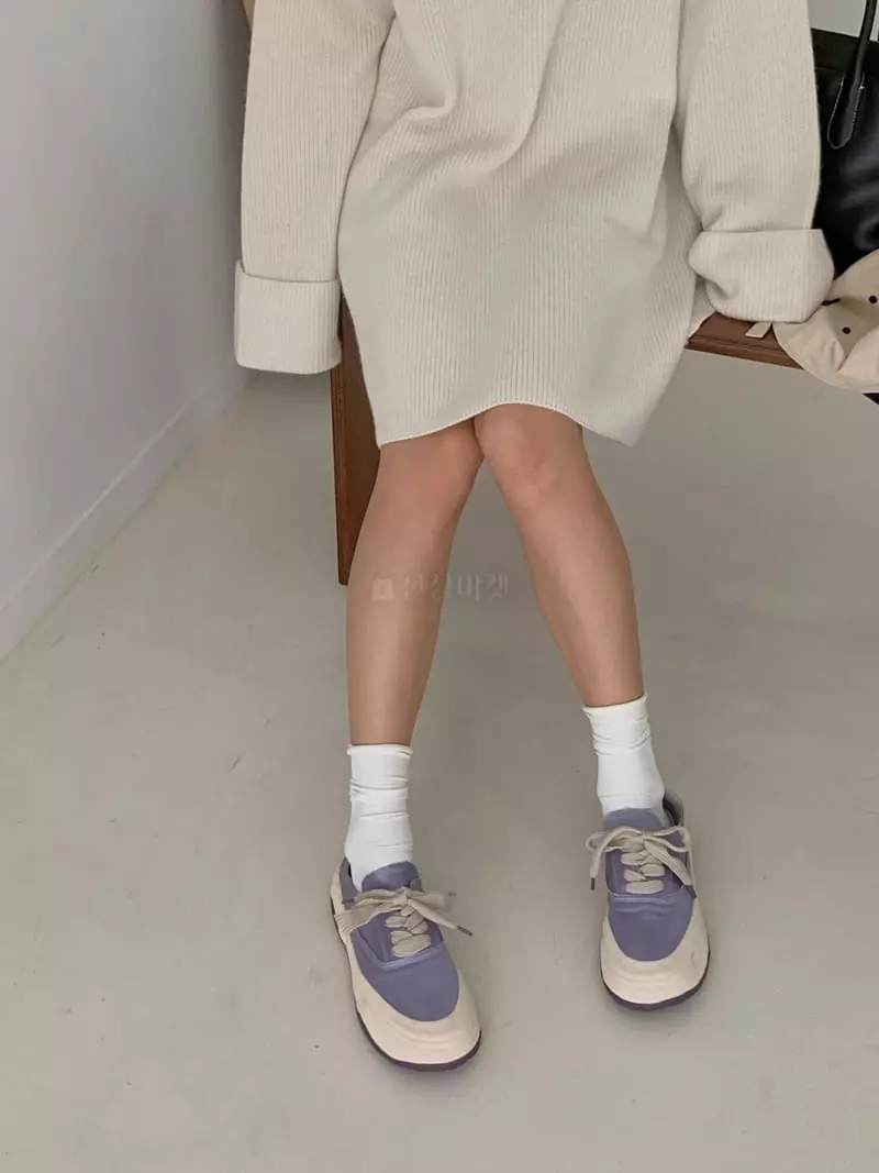 Golden Shoe - Korean Women Fashion - #momslook - dam1025 Sneakers - 3