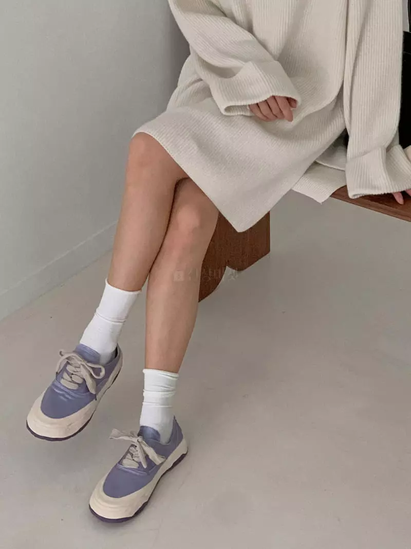Golden Shoe - Korean Women Fashion - #momslook - dam1025 Sneakers - 5