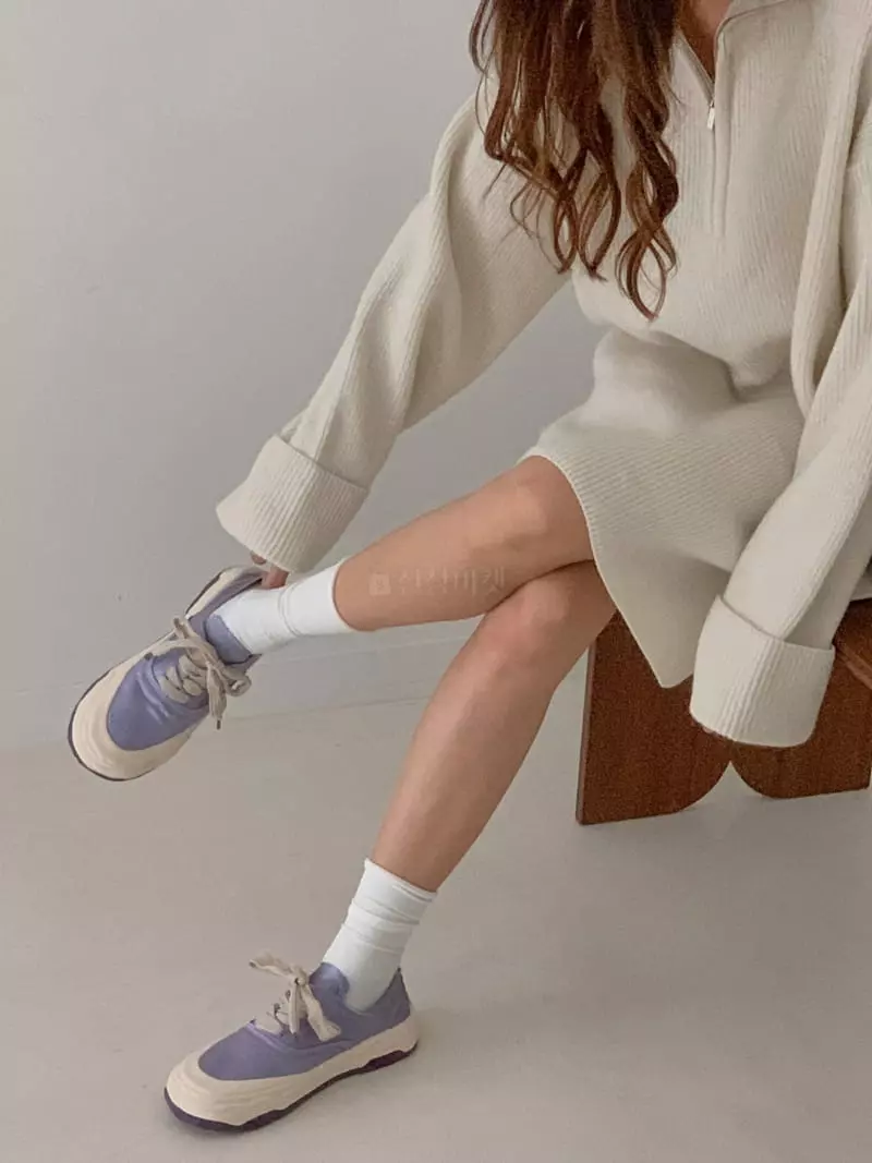 Golden Shoe - Korean Women Fashion - #momslook - dam1025 Sneakers - 9