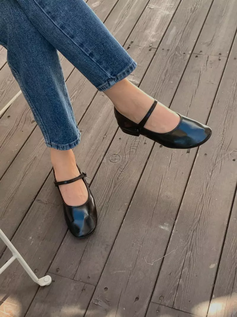 Golden Shoe - Korean Women Fashion - #momslook - dam1022 Flats - 8