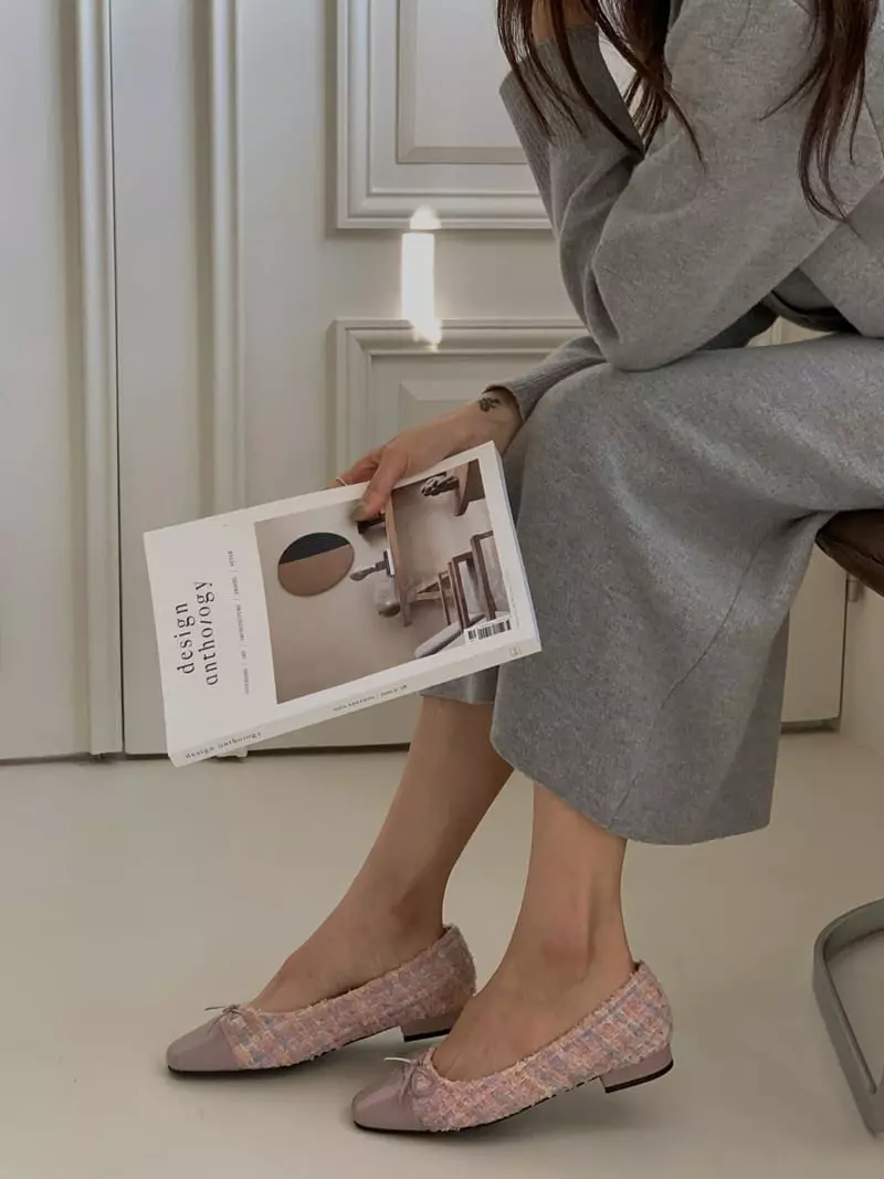 Golden Shoe - Korean Women Fashion - #momslook - dam1021  1 Flats - 3