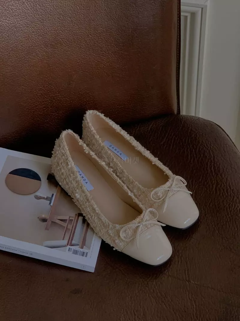 Golden Shoe - Korean Women Fashion - #momslook - dam1021  1 Flats - 5