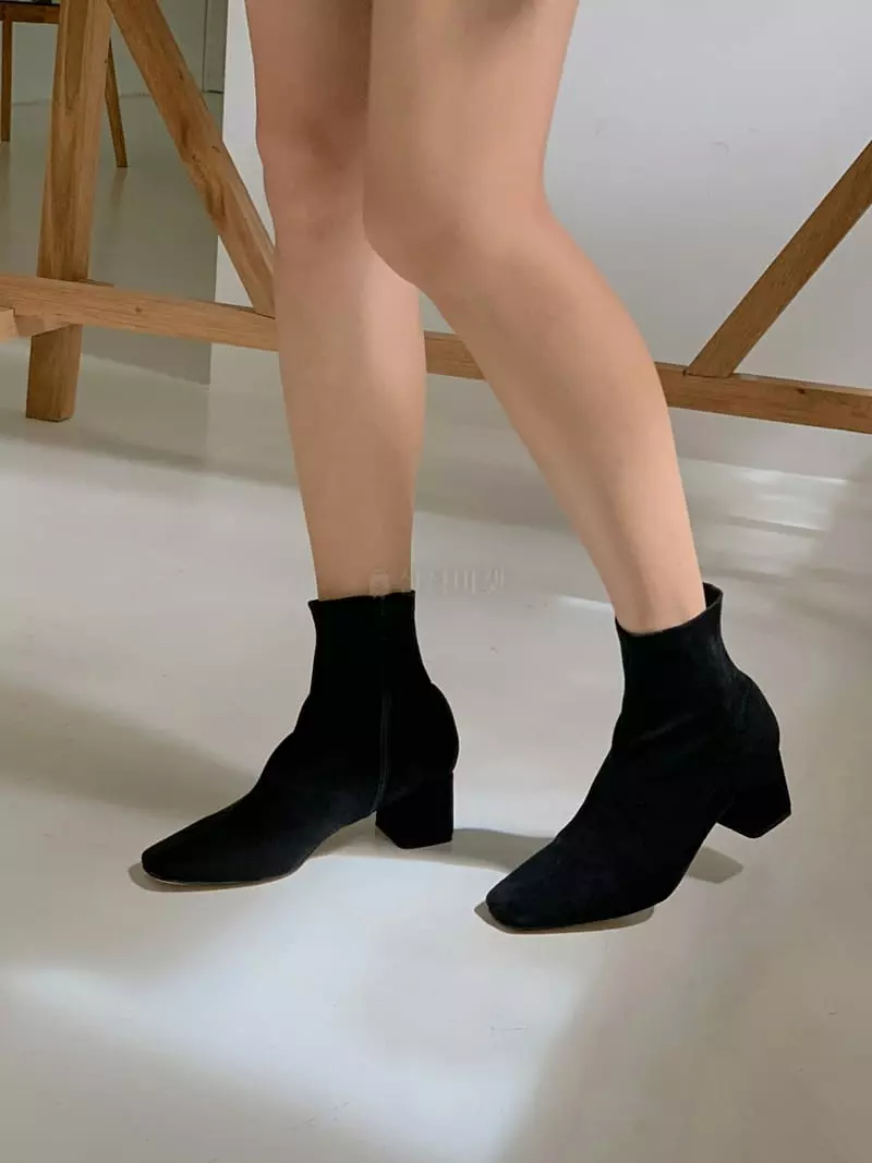 Golden Shoe - Korean Women Fashion - #momslook - dam0013  1 Ankle Boots - 7