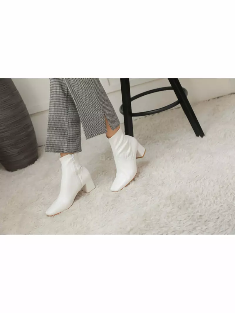 Golden Shoe - Korean Women Fashion - #momslook - dam0013 Ankle Boots - 10