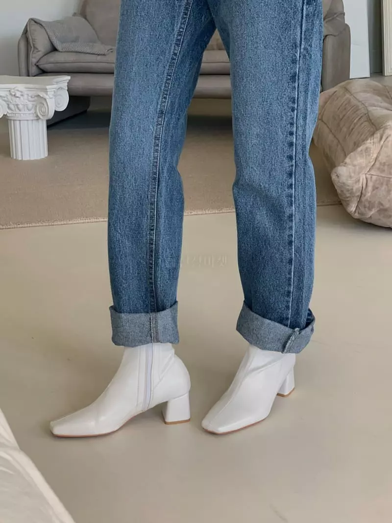 Golden Shoe - Korean Women Fashion - #momslook - dam0013 Ankle Boots - 2