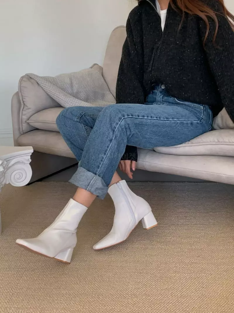 Golden Shoe - Korean Women Fashion - #womensfashion - dam0013 Ankle Boots - 4