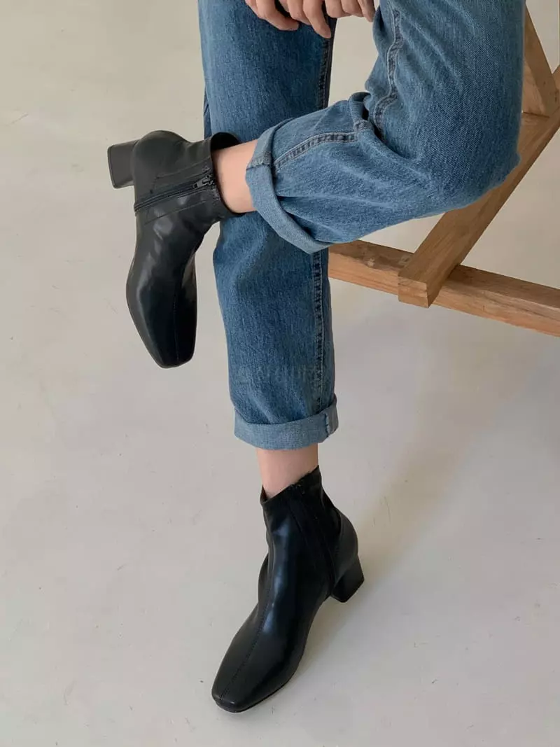 Golden Shoe - Korean Women Fashion - #momslook - dam0013 Ankle Boots - 6