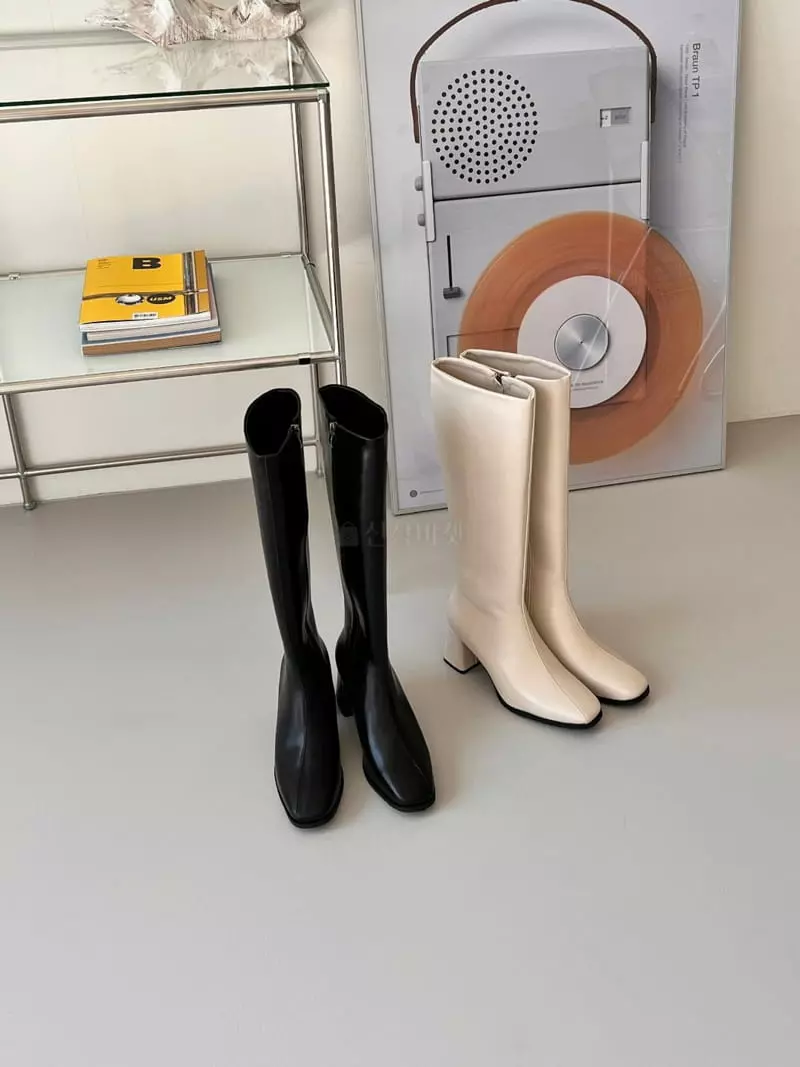 Golden Shoe - Korean Women Fashion - #momslook - by2619 Long Boots - 12