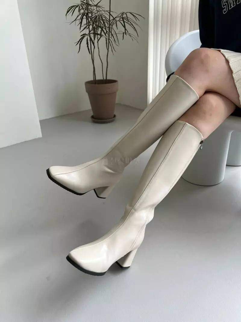 Golden Shoe - Korean Women Fashion - #momslook - by2619 Long Boots - 5