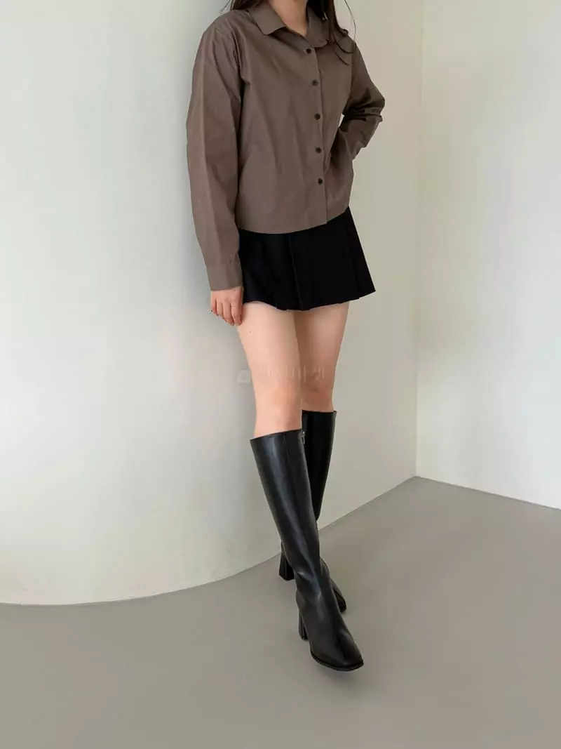 Golden Shoe - Korean Women Fashion - #momslook - by2619 Long Boots - 9