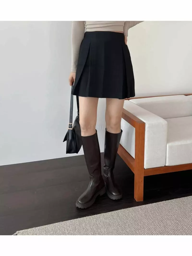 Golden Shoe - Korean Women Fashion - #momslook - bu1976 Long Boots - 10